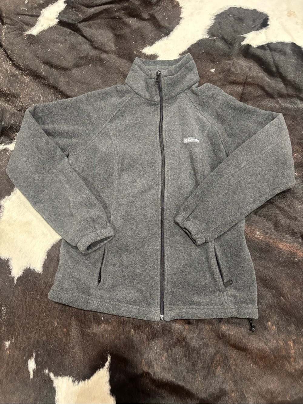 Columbia Women’s Full-Zip Fleece Jacket - Charcoal